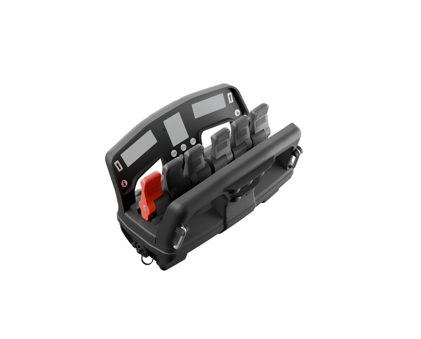 Kuormausnosturin kauko-ohjain